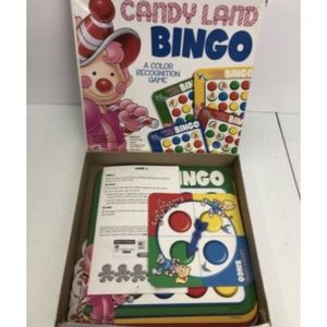 2002 Candy Land Bingo Game by Milton Bradley Kids Used